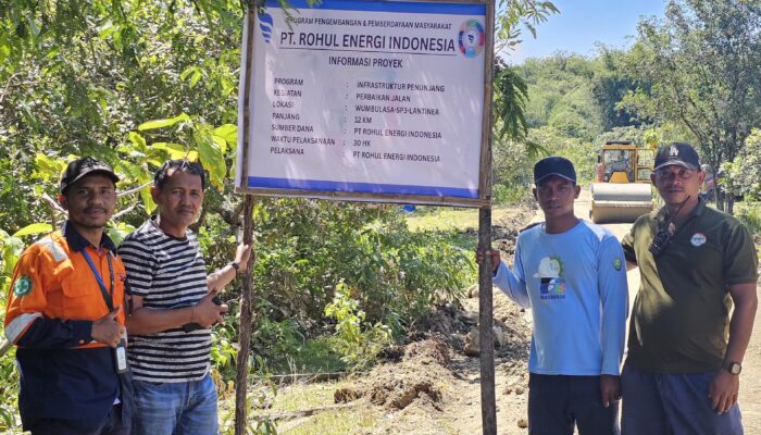 PT Rohul Energi Indonesia Preservasi Jalan Kabaena Sepanjang 12 Kilo Meter