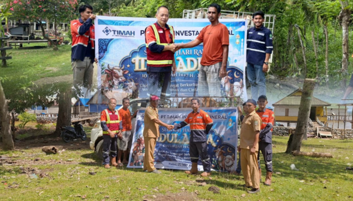 PT TIM Tebar Berkah di Kabaena, 15 Ekor Sapi Qurban Dibagikan ke 10 Desa