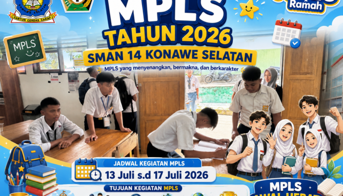 SMAN 14 Konsel Awali Tahun Ajaran Baru dengan MPLS Ramah, Bangun Karakter dan Prestasi Peserta Didik