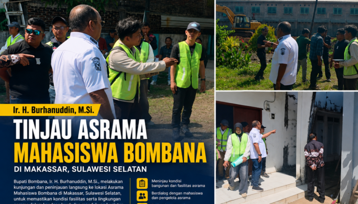 Pastikan Kenyamanan Mahasiswa, Bupati Bombana Monitoring Asrama di Makassar