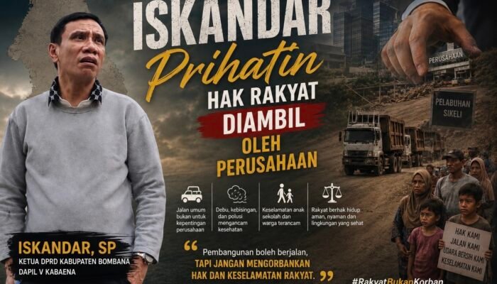 Polemik Penggunaan Jalan dan Pelabuhan Sikeli untuk Hauling PT TIM, Ketua DPRD Bombana Minta Kebijakan Dievaluasi