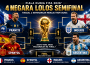 Empat Raksasa Dunia Berebut Tiket Final, Semifinal Piala Dunia FIFA 2026 Resmi Lengkap