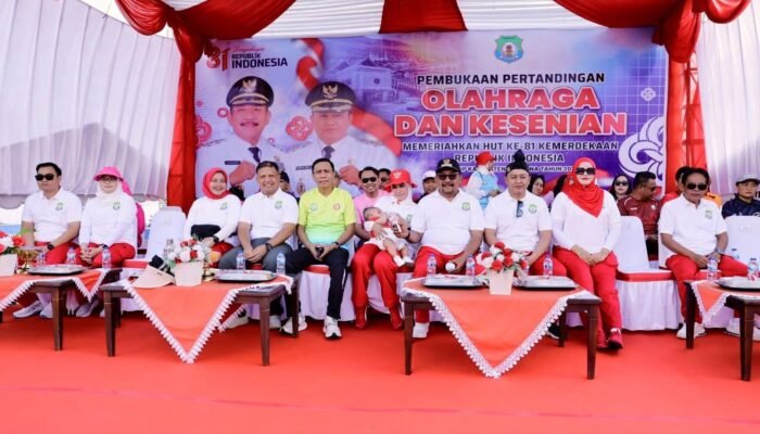 Semarak HUT RI ke-81, Pemda Bombana Gelar Pawai Defile dan Pekan Olahraga