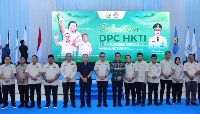 Dilantik Jadi Ketua HKTI Bombana, Burhanuddin Target Cetak Sawah Baru, Dorong Daerah Jadi Lumbung Padi