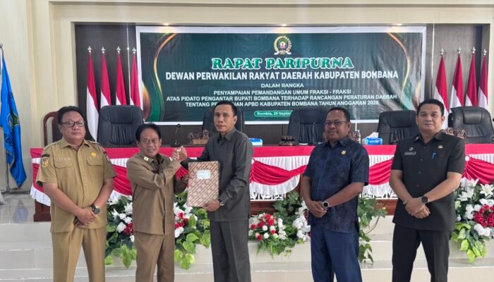 Enam Fraksi DPRD Bombana Sampaikan Pandangan Umum, Bahas Arah Perubahan APBD 2026