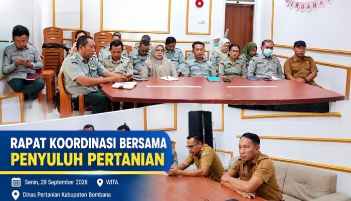 Distan Bombana Gelar Rakor Program Strategis Nasional, Siap Kembangkan Jagung dan Ubi Kayu Berbasis APBN Kementan